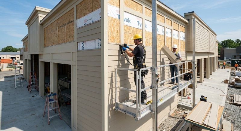 Our team working on Concrete Installation projects in Lincoln, NE