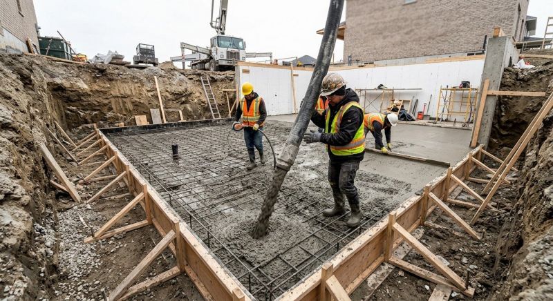 Basement Concrete Pouring in Lincoln, NE