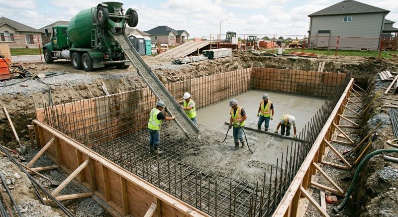 Basement Concrete Pouring in Lincoln, NE