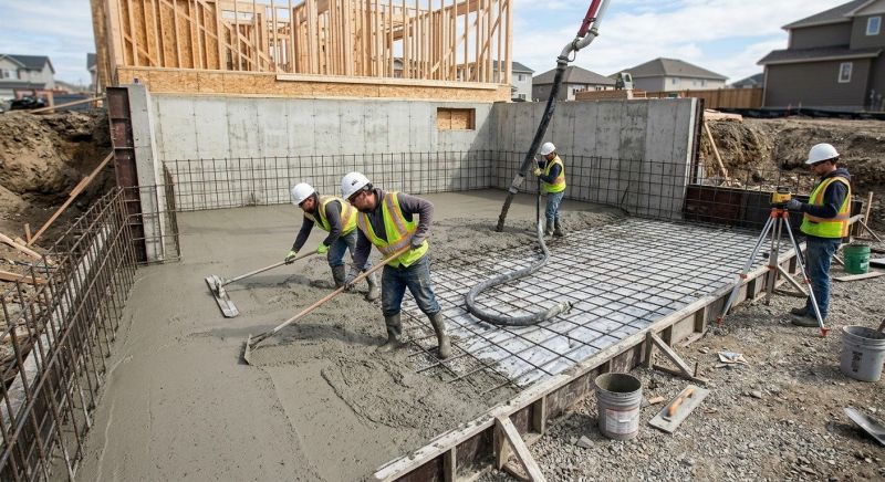Basement Slab Installation in Lincoln, NE