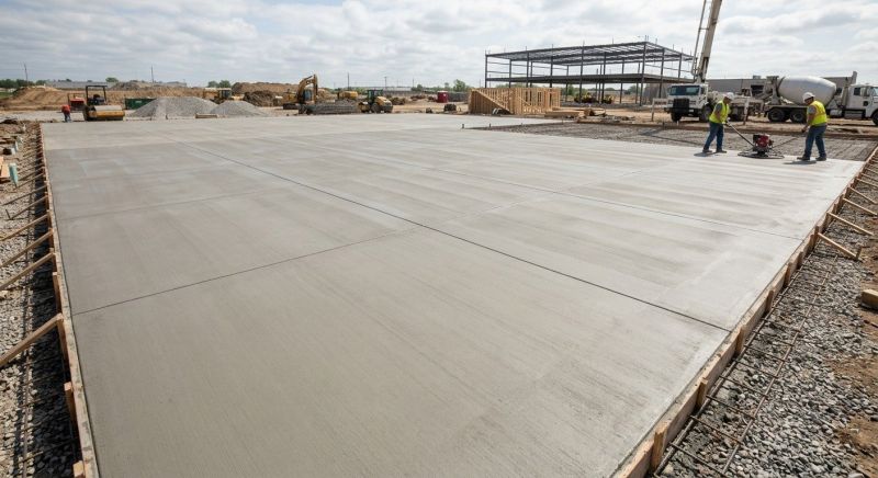 Commercial Slab Construction in Hickman, NE