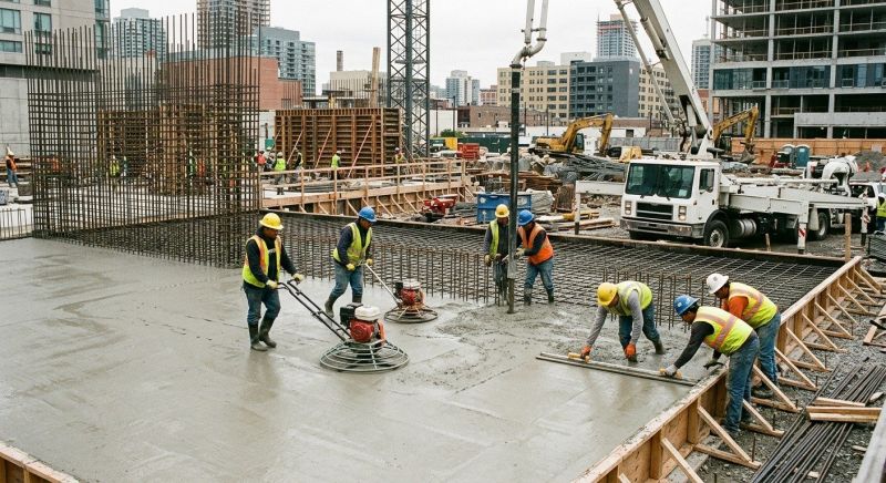 Commercial Slab Construction in Hickman, NE