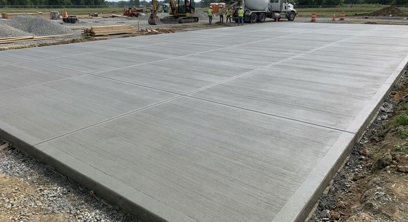 Commercial Slab Installation in Ashland, NE
