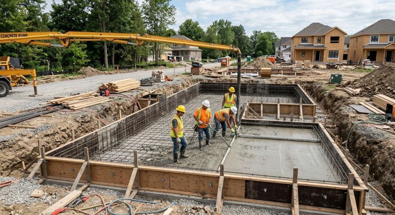Concrete Foundation Installation in Elmwood, NE