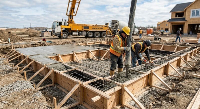 Concrete Foundation Installation in Lincoln, NE