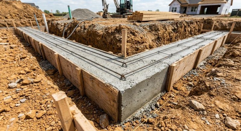 Foundation Footer Installation in Lincoln, NE