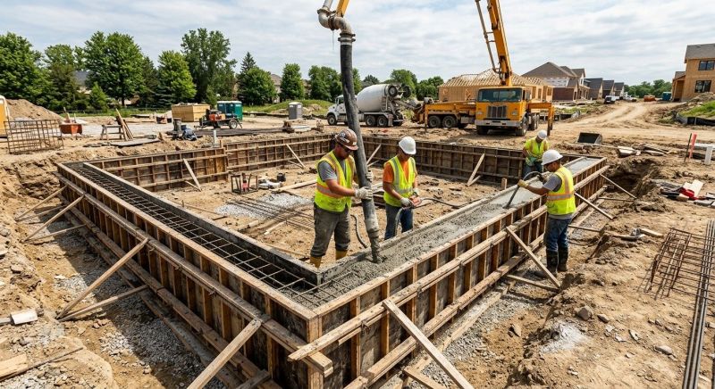 Foundation Pouring in Lincoln, NE