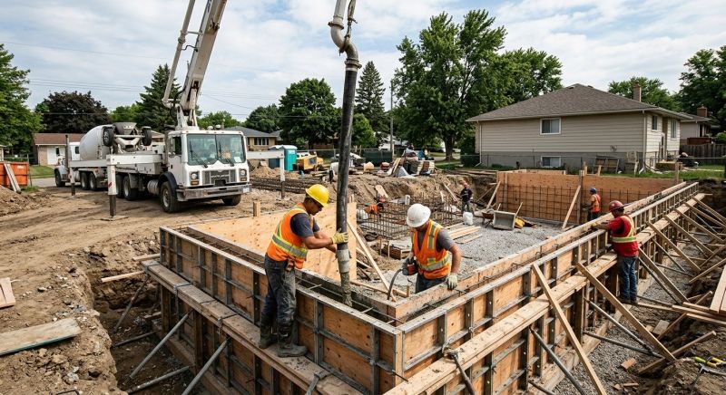 Foundation Wall Pouring in Ashland, NE