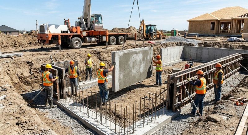 Foundation Wall Pouring in Elmwood, NE